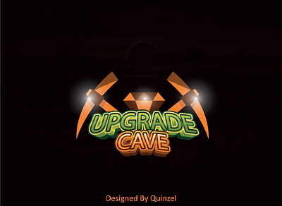 Upgrade Cave Logo graphic design logo