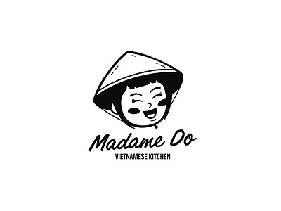 Madame Do asian brand identity branding cartoon character character design food graphic design illustration jeffrey dirkse logo logo design mascot restaurant sushi vector vietnam vietnamese visual identity