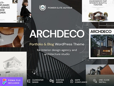 Archdeco - Architecture & Interior Design Agency Portfolio WordP blogdesign cmsmasters cmsmastersdesign elementor envato interiordesignwordpress interiorwordpress magazinedesign themeforest webdesign websitebuilder websitedesign wordpress