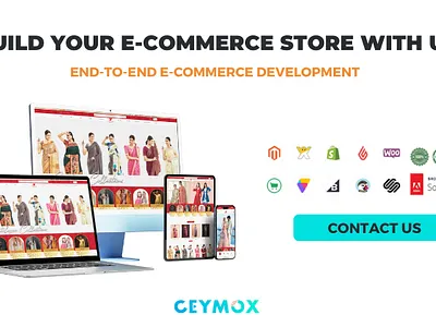 Build your E-commerce Store with us graphic design
