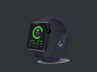 Smartwatch sleep tracking interface for ios ui ux