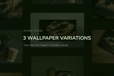 Arcane Winds | DIGITAL DOWNLOAD desktop wallpaper dieselpunk digital art digital download gumroad wall art wallpapers