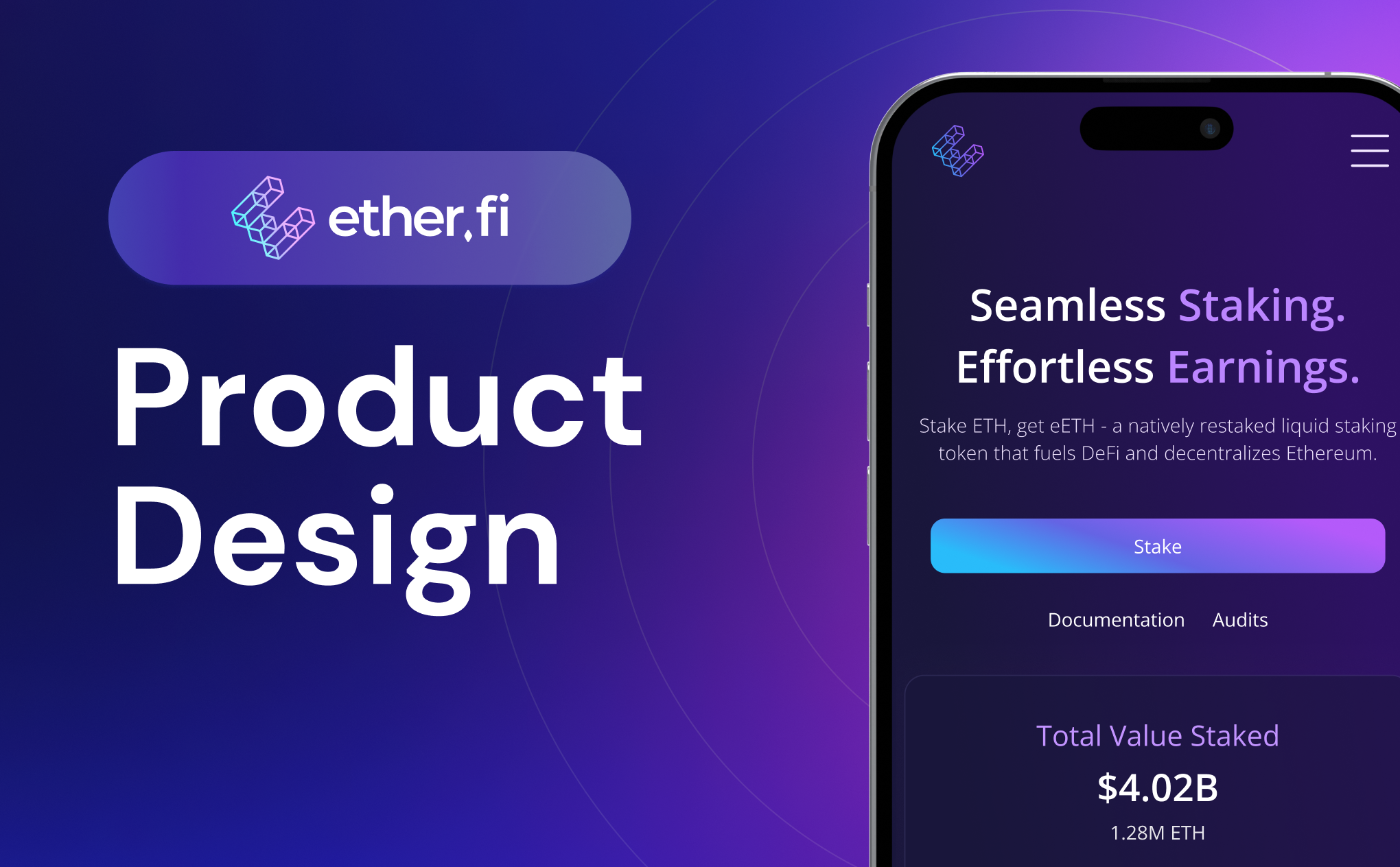 ether.fi branding product design restaking staking