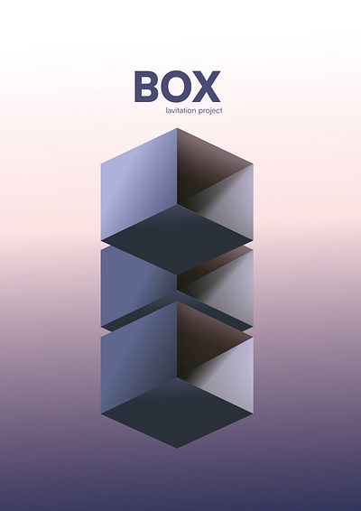 Box 3d design graphic design ill illustration