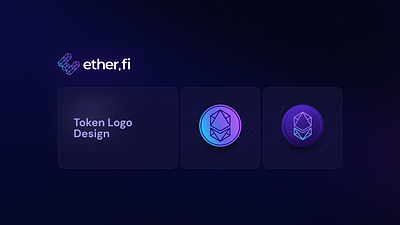 eETH/weETH - Token Design design eth logo restaking staking token