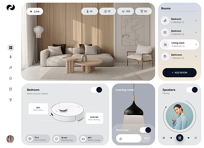 Smart Home design graphic design home smart ui web