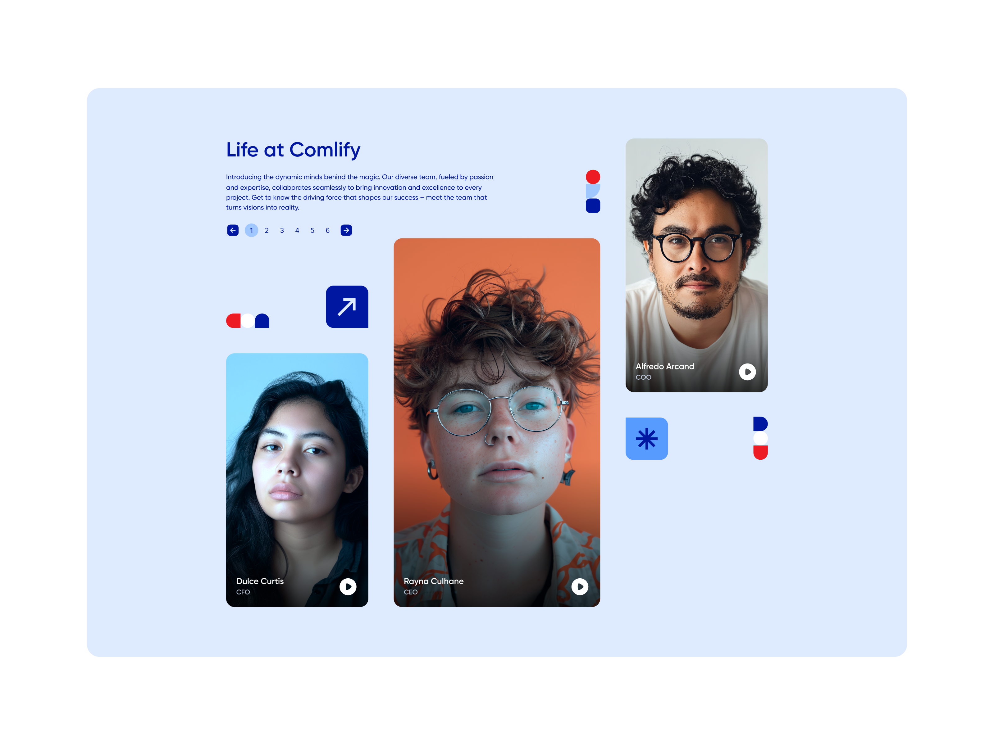 Teams Section teams teams section ui ui design user interface user interface design website design