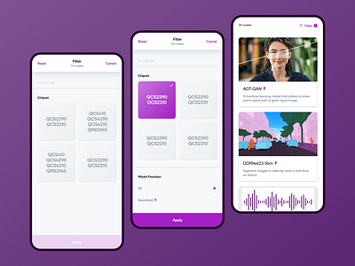 Mobile Filtering Flow by Artstak Studio on Dribbble
