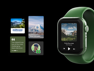 Suitcase - Wearables expansion app product design ui ux