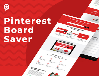 Pinterest Board Saver app design moodboard online pinterest save pin save video ui
