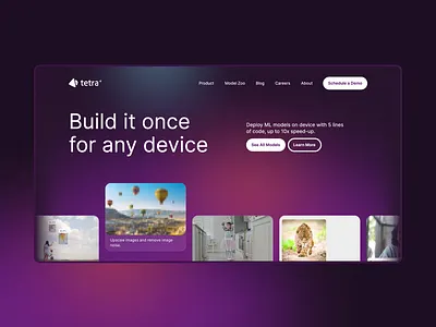 Homepage ai animation artificial inteligence branding homepage motion graphics startup tech