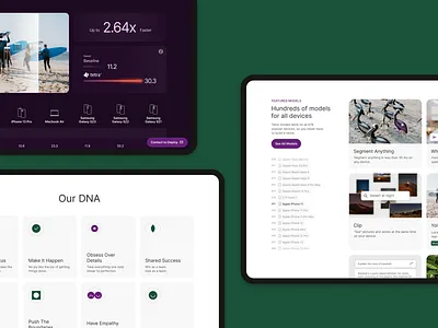 Tetra Website clean clean interface data list photo gallery tech website tiles ui user interface video gallery video tiles videos