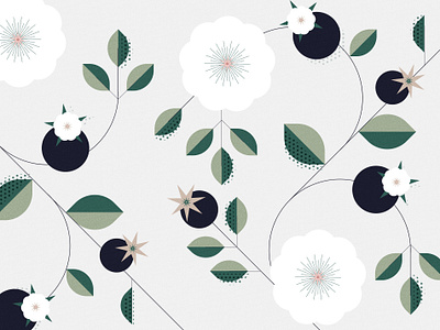 Spring - flowers adobe illustrator design flower design geometrical design graphic design spring vector vector illustration