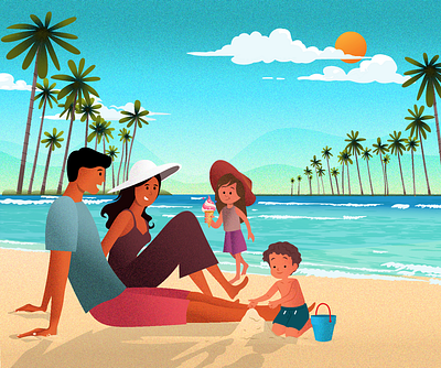 The Family Fun best illustrations best of dribbble bounce discovery family illustrations graphic design illuminz illustration illustration of family illustrations of people people illustrations
