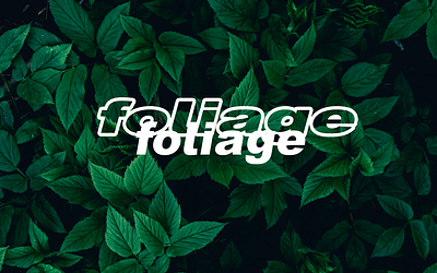 foliage graphic design