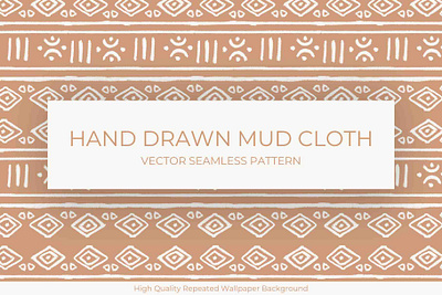 Hand Drawn Mud Cloth Pattern background pattern seamless pattern texture wallpaper wallpaper design