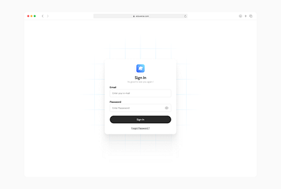 SaaS Sign In Page edtech icon design onboarding sign in ui uiux