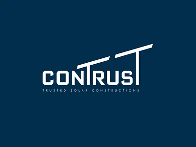 Contrust Solar Mounting Systems branding energy logo solar solar mounting