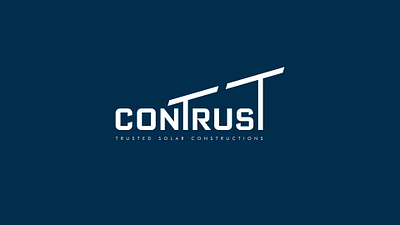 Contrust Solar Mounting Systems branding energy logo solar solar mounting