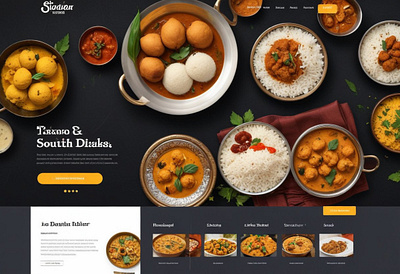 Home Page Designs for South Indian Restaurant design home page designs