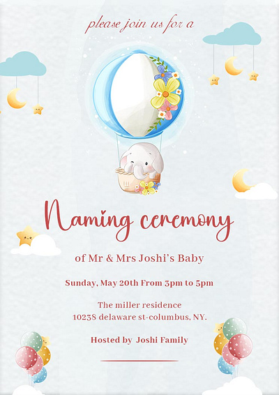 Creating Memorable Moments: A Guide to Planning the Perfect Nami birth ceremony invitation invitation card invitation template naming ceremony invitation