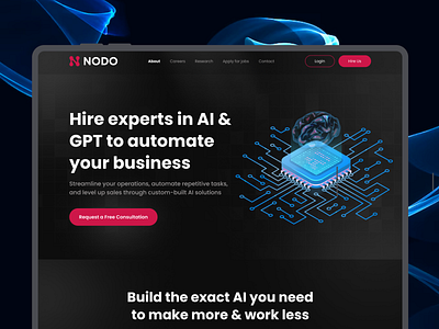 AI Website Design & Development ai art ai image ai web development ai website design animation blockchain branding cryoto crypto landing page cryptocurrency landing page flat graphic design https:www.behance.netarafat50 landing page logo motion graphics smart home ui design web design website design