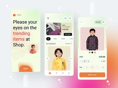 E-commerce Mobile App app design design e commerce e commerce mobile app interface mobile app safayet ahmed shop ui ux