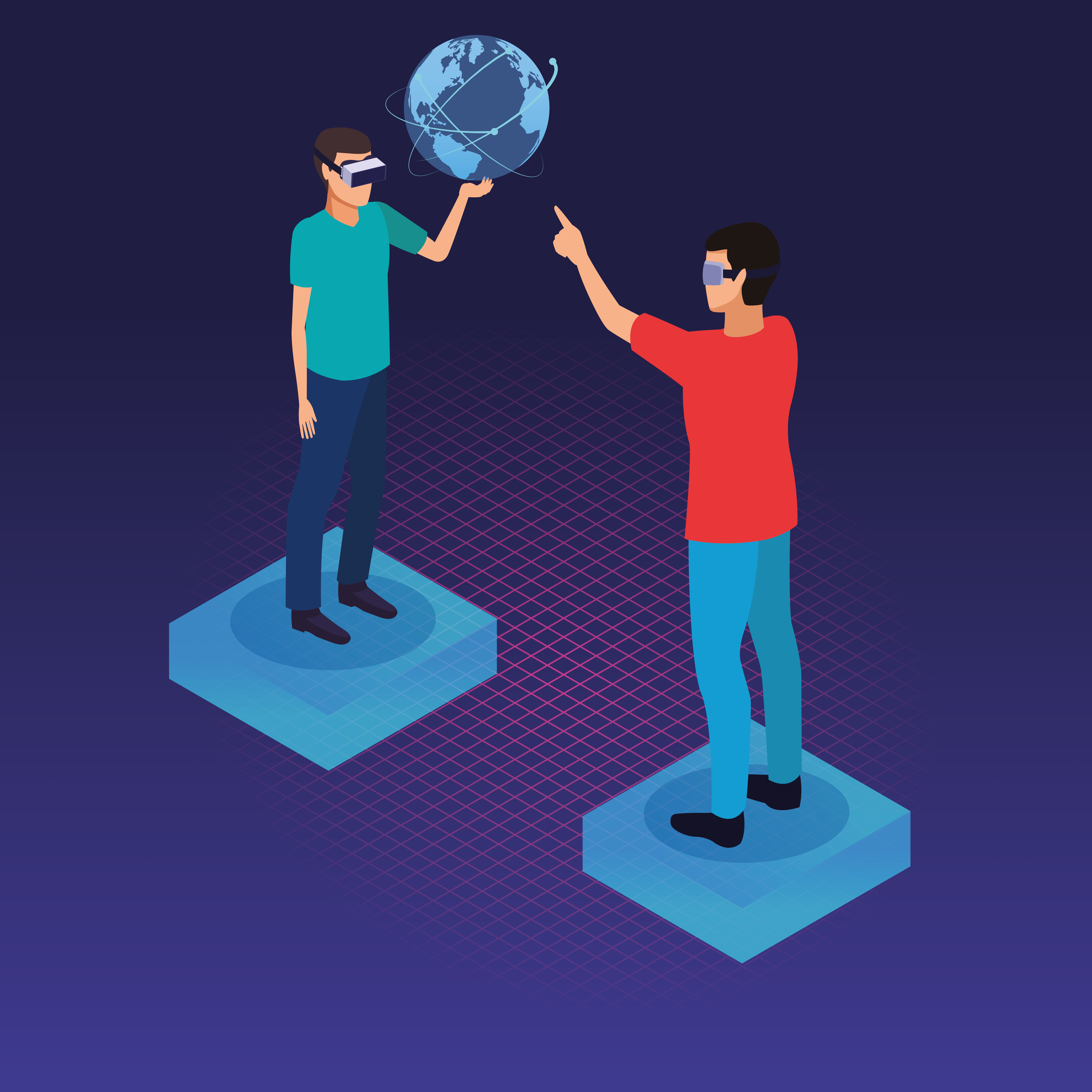 People and virtual reality glasses technology colors design ecommerce glasses product website reality technological website ui virtual vr glasses vr startup web design