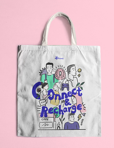 Mind Charity X Flow Creative - illustrated campaign animated gif billboard brand brand illustration flow creative freelanceillustrator illustration illustrator mental health mental health campaign merch design mind ooh procreate