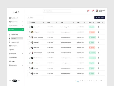 CRM Dashboard dashboard dashboardcam dashboardcamera dashboardconfessional dashboarddesign dashboarddiaries dashboardfeet dashboardmobil dashboards dashboardui dashboardvip design homepage landing page ui of website ux