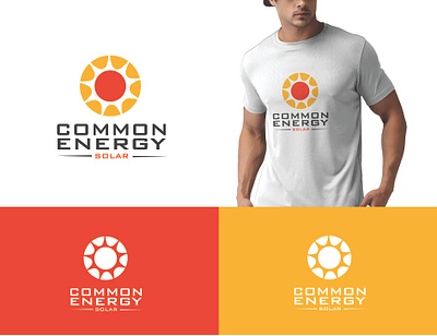 Common Energy Solar Logo brand branding design graphic design graphic designer illustration logo logo design logo designer ui