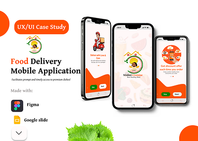 Food Delivery Mobile App 3d animation branding graphic design ui