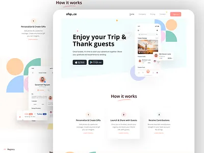 Traveling Landing Page Design agency booking destination landing page landingpage outdoors travel travel agent travel landing page trendy design trip planner ui travel ui ux web design