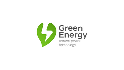 GREEN ENERGY - Logo Identity branding graphic design logo