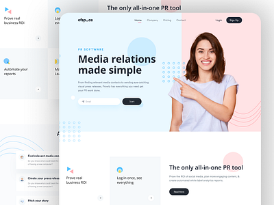 Saas Landing Page Design branding design ecommerce figma free template landing page for saas landing page software products professional saas saas landing page ui uidesign uiux ux web design