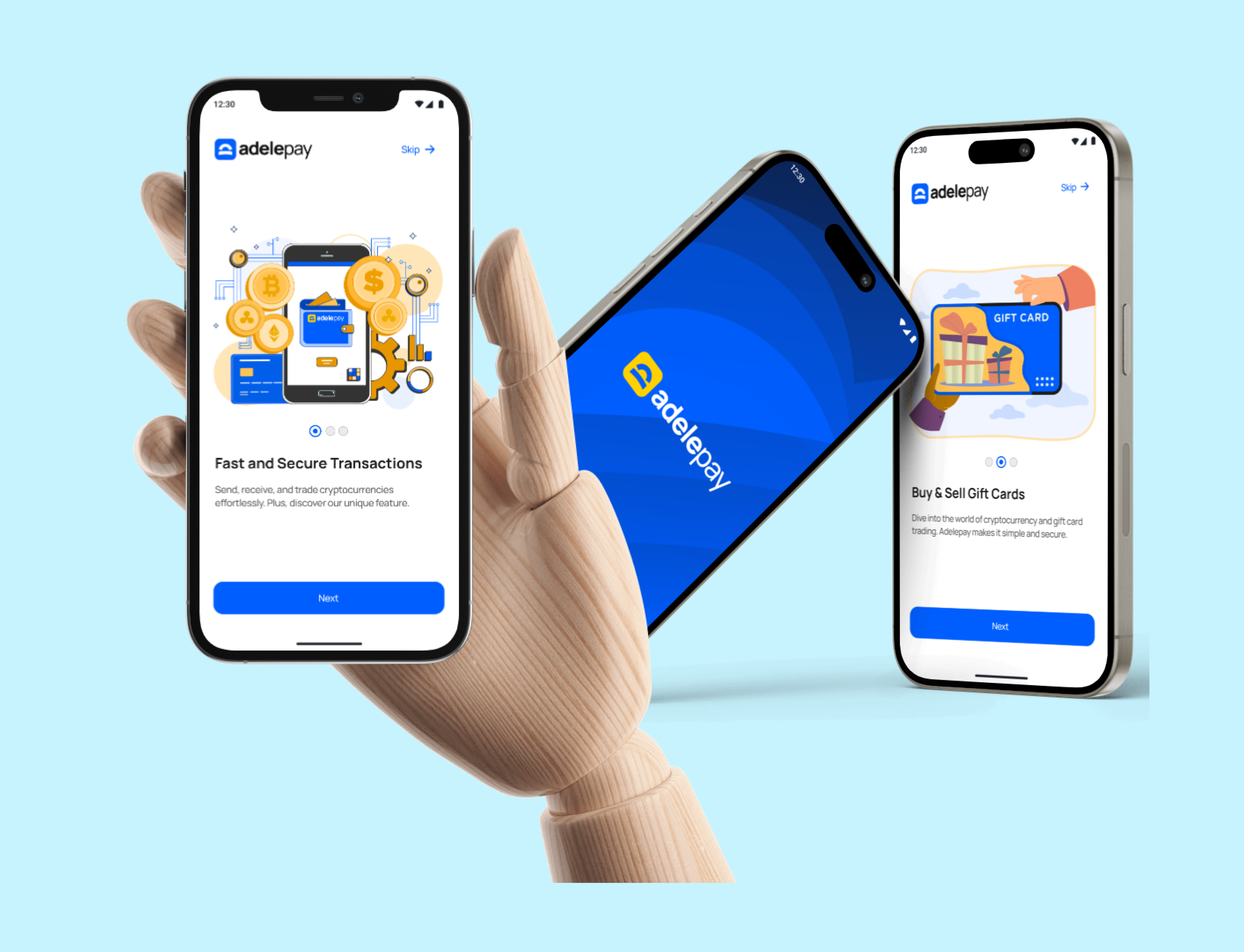 Adelepay Crypto wallet crypto waller ui web3