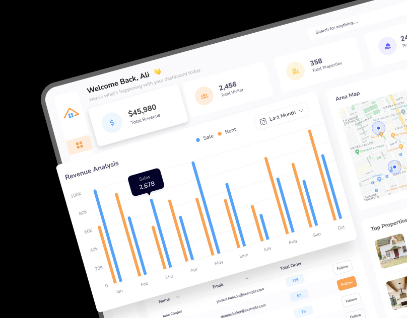 My Tenant | Dashboard Design | UIUX dashboard real estate saas saas design saas product ui uiux
