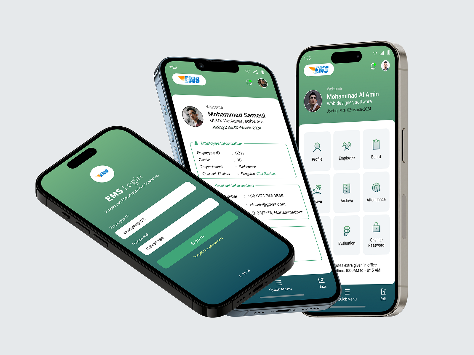 Employee Management System Ems By Md Sameul On Dribbble
