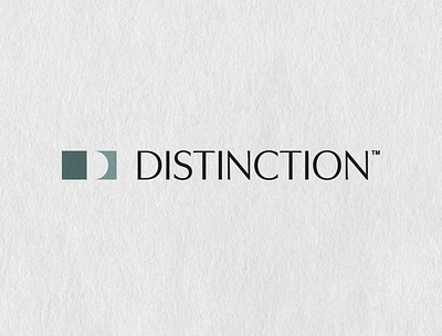 Distinction™ Logo Redesign classic clean icon logo logo redesign logotype northwest transitional