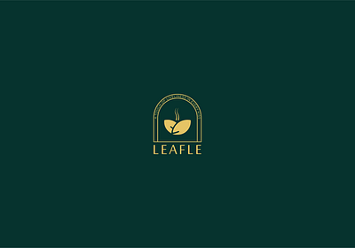 LEAFLE TEA Logo brand logo food and drink food and drinks logo food logo leafle tea logo leafle logo logo logo design luxury logo luxury tea brand luxury tea logo minimal logo tea logo vintage logo vintage tea logo