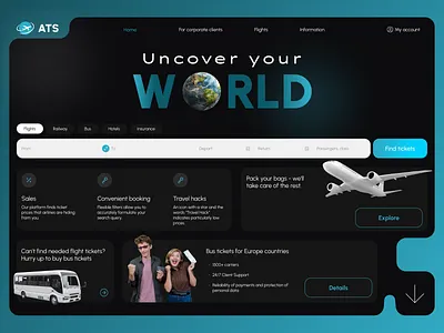 ATS® - Travel booking Platform I UI/UX Design booking app booking platform cruise flight platform design route management route planner app tourism app tourism platform travel app ui travel management travel planning travel platform travel platform interface traveling app traveling app ui trip web platform design web platform ui web travel app