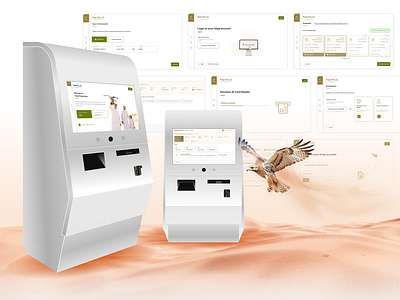 Daman - Thiqa Kiosk Branch in Booth UI/UX branding design illustration ine kiosk software ui uiux