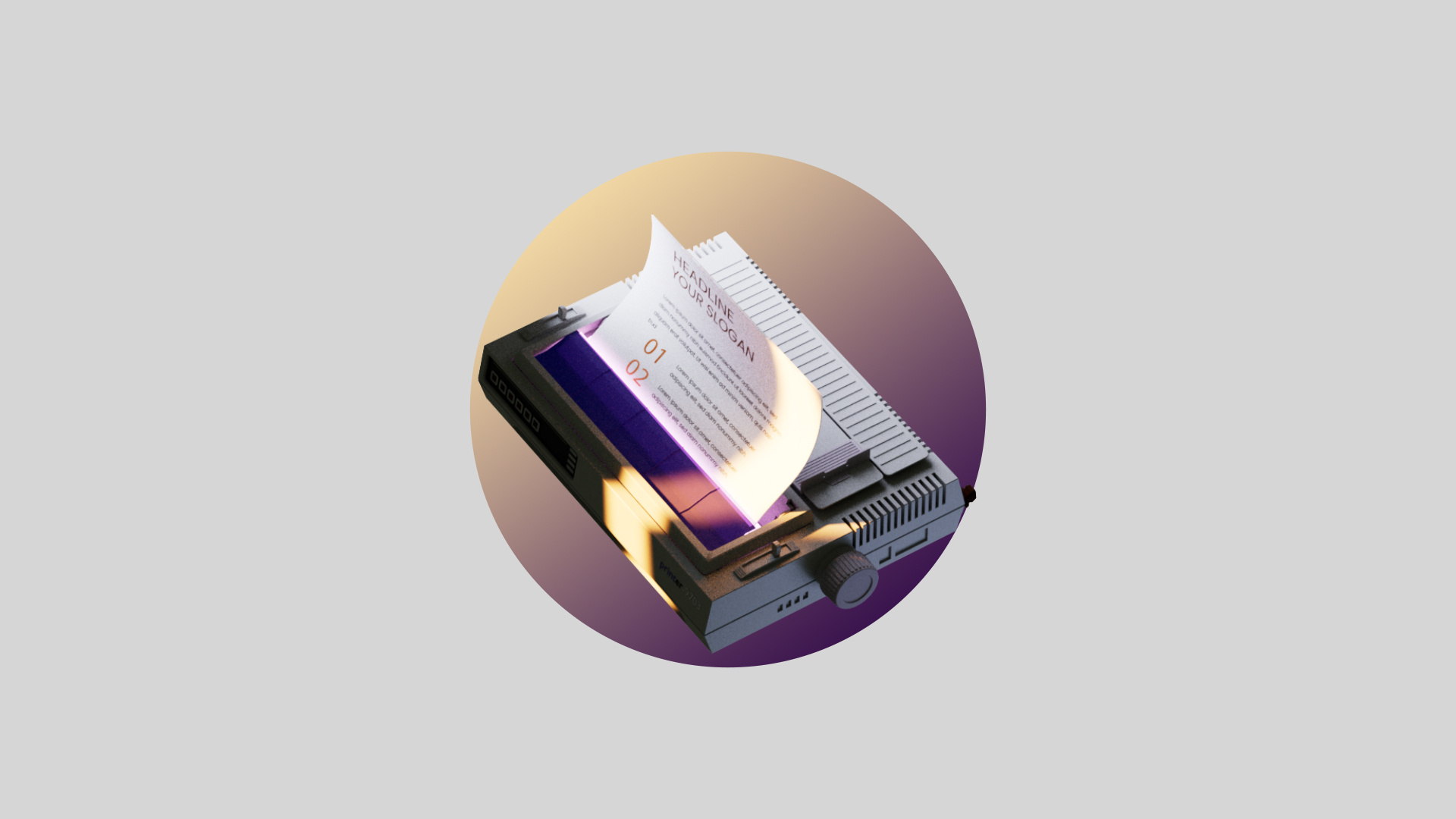 Master Printer video 3d 3d animation 3d design after effects animacion animated branding cinema4d design digital digitalart motion motion design motion graphics redshift render