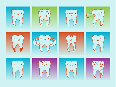 Making dental health fun with tooth illustrations dental illustrations kids teeth