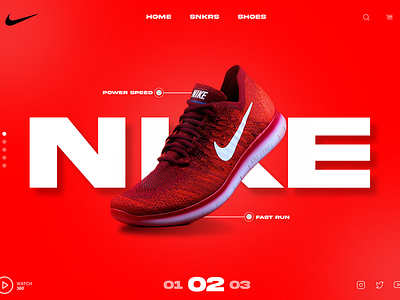 Modern Landing pages: Nike, Apple branding design landingpage typography ui uiux ux