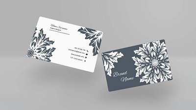 Floral Business Card Design brandidentity branding brandingdesign businesscards businesstemplate carddesign cards corporate creativedesign design floralbusinesscard luxury minimal modern personal professional simple template vector visitingcards