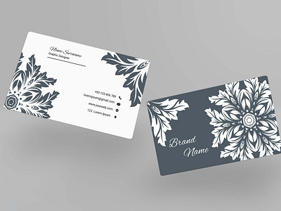 Floral Business Card Design brandidentity branding brandingdesign businesscards businesstemplate carddesign cards corporate creativedesign design floralbusinesscard luxury minimal modern personal professional simple template vector visitingcards