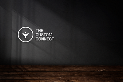 The Custom Connect Logo Design branding design illustration logo ui vector