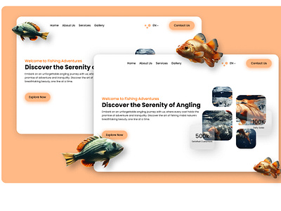 Fish Shop Figma UI/IX Website Design design figma graphic design ui ui design uiux uiux designer ux design