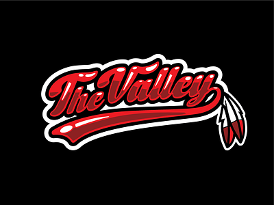 The Valley detroitgraffiti illustration logo sports
